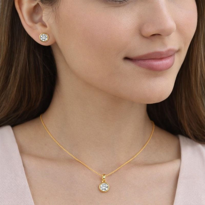 Conjunto Dourado Ponto de Luz