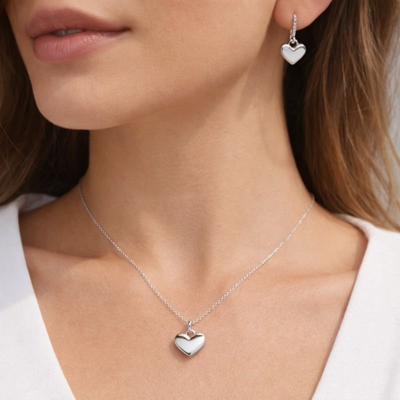 Conjunto Prata Coração