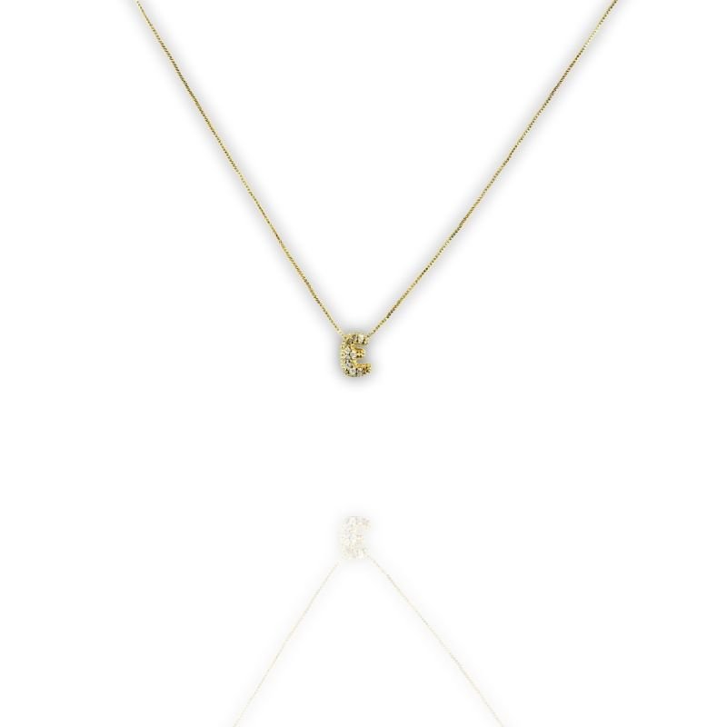 Gargantilha Dourada Letras