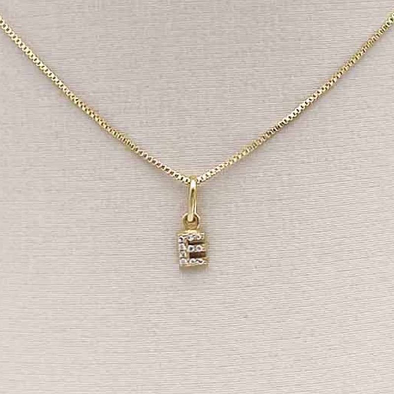 Gargantilha Letras Zircônias