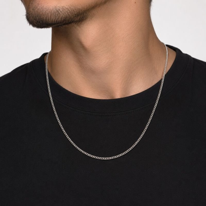 Gargantilha Prata Grumet 2 mm 50 cm