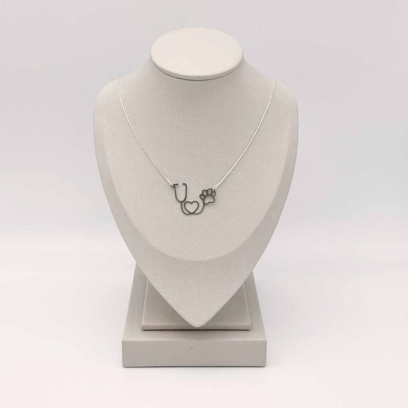 Gargantilha Prata Profissões