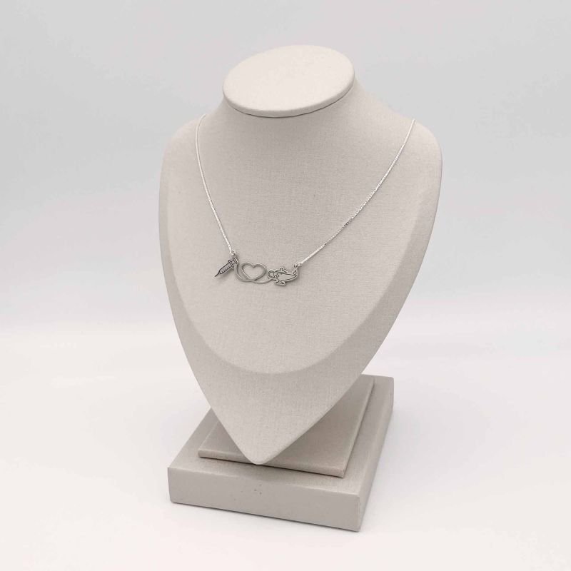 Gargantilha Prata Profissões