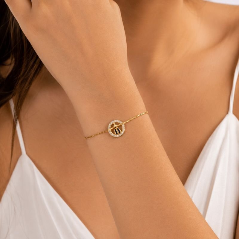 Pulseira Dourada Nossa Senhora